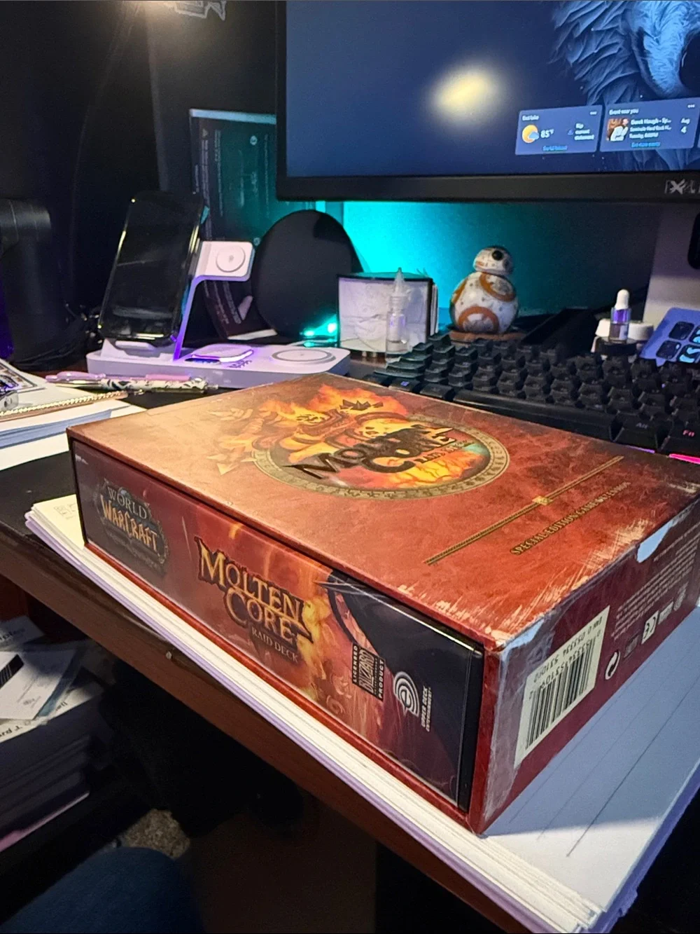 Unsealed but never used Molten Core Raid Deck - Fiery Special Edition Game Expan